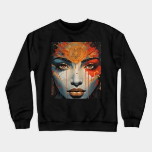 A Flurry of Colors: The Work of an Alluring Artist Crewneck Sweatshirt